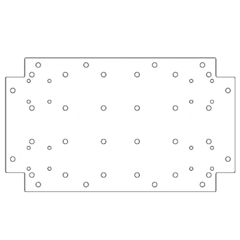 Horganyzott acél fenéklemez - 30 x 50 cm