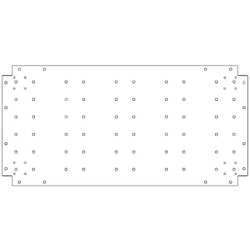 Horganyzott acél fenéklemez - 50 x 100 cm