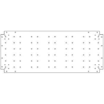 Horganyzott acél fenéklemez - 50 x 120 cm