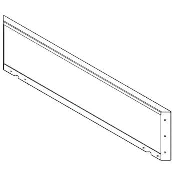 Corten acél virágláda - Panel - 30 x 120 cm