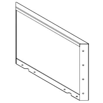 Corten acél virágláda - Panel - 40 x 60 cm