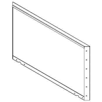 Corten acél virágláda - Panel - 60 x 100 cm