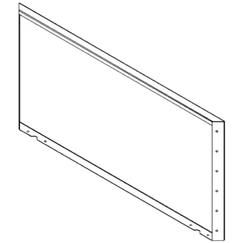 Corten acél virágláda - Panel - 60 x 120 cm
