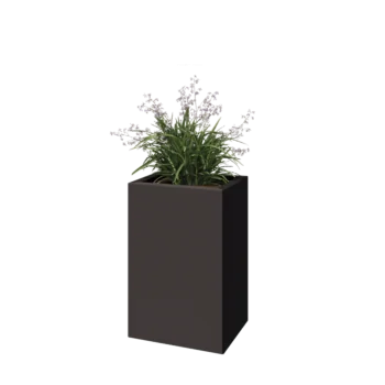 Acél virágláda - Téglalap - 40 x 30 x 60 cm - Más RAL szín - Fenéklemezzel