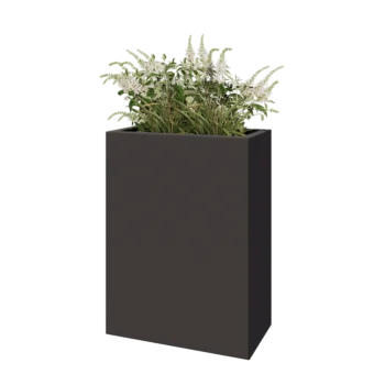 Acél virágláda - Téglalap - 60 x 30 x 80 cm - Más RAL szín - Fenéklemezzel