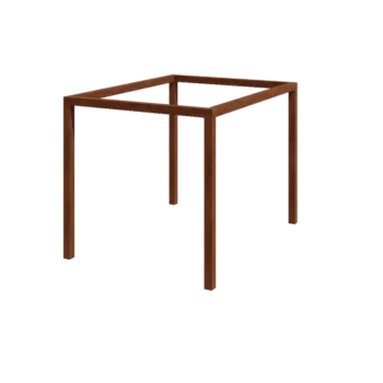 Corten acél pergola - Téglalap - 324 x 250 x 230 cm - Betontalp nélkül