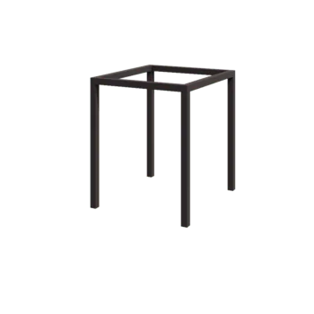 Acél pergola - Négyzet - 224 x 200 x 230 cm - RAL7016 matt (antracitszürke) - Betontalp nélkül