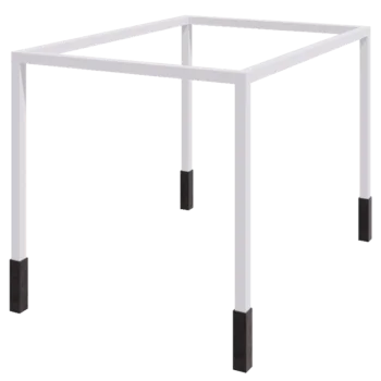 Acél pergola - Téglalap - 424 x 300 x 230 cm - RAL9010 matt (fehér) - Betontalppal