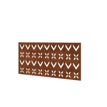 Corten acél kerítés H - Panel V - 120 x 63,3 cm