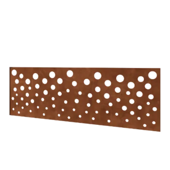 Corten acél kerítés H - Panel B - 180 x 63,3 cm