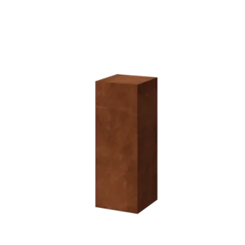 Corten acél talp - Ohio - 30 x 30 x 80 cm