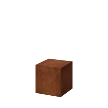 Corten acél talp - Ohio - 40 x 40 x 40 cm