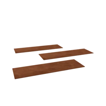 Corten acél lépőkő - Téglalap - 75 x 25 cm