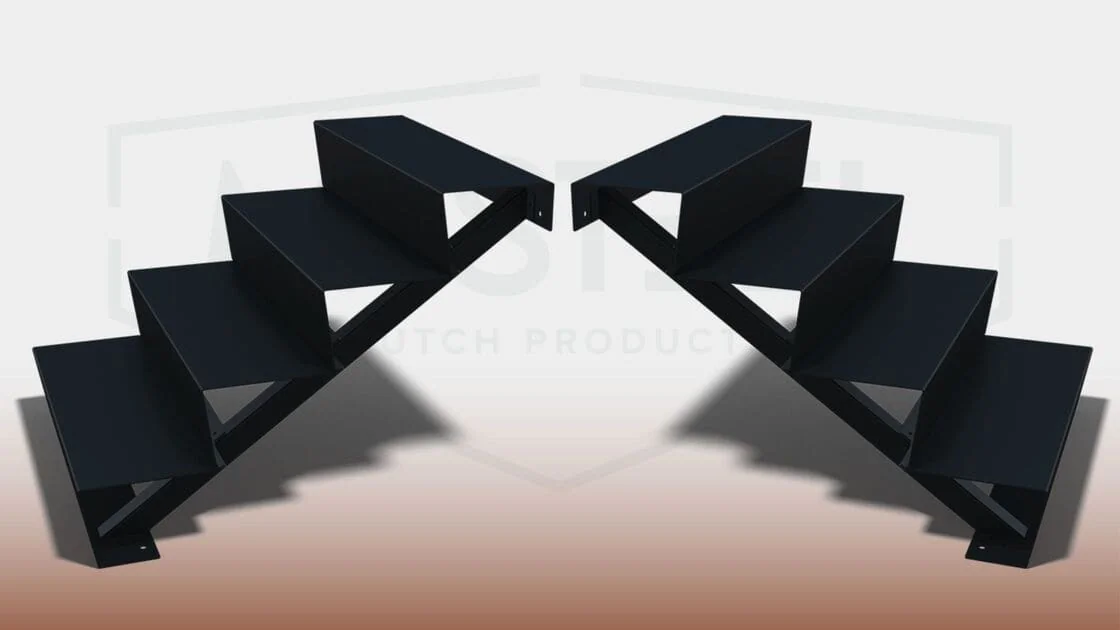 Hogyan telepítsünk egy fém kerti lépcsőt?